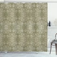 thumbnail image 1 of Ambesonne Floral Shower Curtain, Victorian Print Lace Flowers, 69"Wx84"L, Pale Khaki, 1 of 1