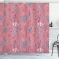 thumbnail image 1 of Ambesonne Floral Shower Curtain, Vintage Garden Print Classic, 69"Wx75"L, Pastel Pink, 1 of 4