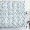 thumbnail image 1 of Ambesonne Floral Shower Curtain, Willow Flowers Pattern, 69"Wx75"L, Pale Blue Slate Blue, 1 of 5