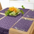 thumbnail image 1 of Ambesonne Floral Table Runner & Placemats, Blossoming Botanical, Placemat 4 pcs + Runner 12"x72", Quartz Champagne, 1 of 2