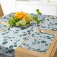 thumbnail image 1 of Ambesonne Floral Table Runner & Placemats, Doodle Floral Botany, Placemat 4 pcs + Runner 14"x72", Grey Bluegrey White, 1 of 2