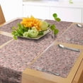 thumbnail image 1 of Ambesonne Floral Table Runner & Placemats, Spring Petals Blossoms, Placemat 4 pcs + Runner 16"x72", Mauve Salmon Dried Rose, 1 of 2