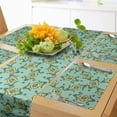 thumbnail image 1 of Ambesonne Floral Table Runner & Placemats, Vintage Twigs and Berries, Placemat 4 pcs + Runner 14"x90", Almond Green, 1 of 2