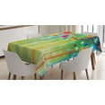 thumbnail image 1 of Ambesonne Floral Tablecloth Rectangular Table Cover, Abstract Art Dandelion, 60"x84", Multicolor, 1 of 3