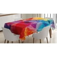 thumbnail image 1 of Ambesonne Floral Tablecloth Rectangular Table Cover, Abstract Creative Art, 52"x70", Multicolor, 1 of 4