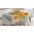 thumbnail image 1 of Ambesonne Floral Tablecloth Rectangular Table Cover, Autumn Flower Bouquet, 52"x70", Multicolor, 1 of 4