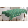 thumbnail image 1 of Ambesonne Floral Tablecloth Rectangular Table Cover, Blooming Leaves Petals, 60"x84", Multicolor, 1 of 4