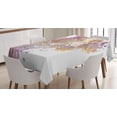 thumbnail image 1 of Ambesonne Floral Tablecloth Rectangular Table Cover, Flourishing Orchids, 60"x90", Multicolor, 1 of 4
