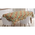 thumbnail image 1 of Ambesonne Floral Tablecloth Rectangular Table Cover, Girls Cats and Birds, 60"x84", Multicolor, 1 of 4