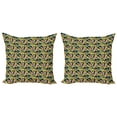 thumbnail image 1 of Ambesonne Floral Throw Pillow Cover 2 Pack, Abstract Soft Spring Foliage, 20", Multicolor, 1 of 2