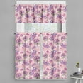 thumbnail image 1 of Ambesonne Floral Valance & Curtain, Butterfly Cartoon Style, 55"x45", Pale Pink Lavender, 1 of 7