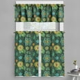 thumbnail image 1 of Ambesonne Floral Valance & Curtain, Fantasy Colorful Flowers, 55"x24", Multicolor, 1 of 6