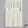 thumbnail image 1 of Ambesonne Floral Valance & Curtain, Garden Flower Sketchy Print, 55"x36", Ivory Ceil Blue and Beige, 1 of 7