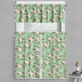 thumbnail image 1 of Ambesonne Floral Valance & Curtain, Hibiscus Blooming Bouquets, 55"x30", Olive Green Seafoam Pink, 1 of 7