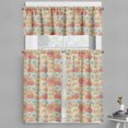 thumbnail image 1 of Ambesonne Floral Valance & Curtain, Minimalist Floral Garden Art, 55"x36", Eggshell Coral and Beige, 1 of 7