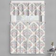 thumbnail image 1 of Ambesonne Floral Valance & Curtain, Pastel Modernized Damask, 55"x36", Cream Pale Salmon, 1 of 7