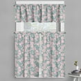 thumbnail image 1 of Ambesonne Floral Valance & Curtain, Romantic Pastel Foliage, 55"x45", Slate Blue Pale Pink, 1 of 6