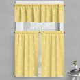 thumbnail image 1 of Ambesonne Floral Valance & Curtain, Soft Tone Small Flowers, 55"x36", White Pastel Yellow, 1 of 7
