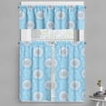 thumbnail image 1 of Ambesonne Floral Valance & Curtain, Spring Romantic Design, 55"x45", Sky Blue White, 1 of 6