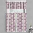 thumbnail image 1 of Ambesonne Floral Valance & Curtain, Vertical Aligned Flower Art, 55"x45", Pale Taupe Purple, 1 of 7