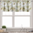 thumbnail image 1 of Ambesonne Floral Valance Pack of 2, Autumn Season Chamomiles, 54"X18", Coffee Multicolor, 1 of 2