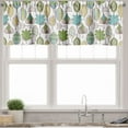 thumbnail image 1 of Ambesonne Floral Valance Pack of 2, Doodle Dandelions Boho, 54"X18", Multicolor, 1 of 4