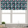 thumbnail image 1 of Ambesonne Floral Valance Pack of 2, Flower Branches Illustration, 54"X12", Multicolor, 1 of 2