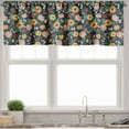 thumbnail image 1 of Ambesonne Floral Valance Pack of 2, Spring Garden Flowers Leaves, 54"X18", Multicolor, 1 of 1