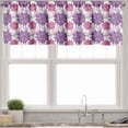 thumbnail image 1 of Ambesonne Floral Valance Pack of 2, Succulent Blossoms Pattern, 42"X12", Pink Violet and White, 1 of 3