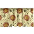 thumbnail image 1 of Ambesonne Floral Window Valance, Abstract Sunflower Petals, 42" x 12", Pale Yellow and Multicolor, 1 of 3