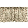 thumbnail image 1 of Ambesonne Floral Window Valance, Abstract Tender Stems, 54" X 18", Beige Caramel Vermilion, 1 of 3