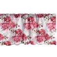 thumbnail image 1 of Ambesonne Floral Window Valance, Art Romantic Peony Petals, 54" X 18", Brown Pink and Magenta, 1 of 3