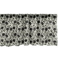 thumbnail image 1 of Ambesonne Floral Window Valance, Art of Leaves Flowers, 54" X 18", Charcoal Grey and Dust, 1 of 3