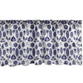 thumbnail image 1 of Ambesonne Floral Window Valance, Autumnal Trees Flowers Art, 54" X 12", Dark Lavender Ivory, 1 of 3