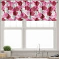 thumbnail image 1 of Ambesonne Floral Window Valance, Blossom Common Mallow Flower, 54" X 18", Pink Raspberry White, 1 of 2