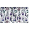 thumbnail image 1 of Ambesonne Floral Window Valance, Botany Plants Watercolor, 54" X 12", Lavender Plum Jade Green, 1 of 3