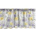thumbnail image 1 of Ambesonne Floral Window Valance, Chamomiles and Bluebells, 54" X 18", Pale Purple Multicolor, 1 of 3