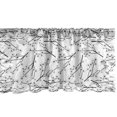 thumbnail image 1 of Ambesonne Floral Window Valance, Cherry Blossom Branches, 54" X 12", Charcoal Grey and White, 1 of 2