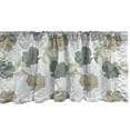 thumbnail image 1 of Ambesonne Floral Window Valance, Colorful Roses and Leaves, 42" x 12", White Laurel Green, 1 of 3