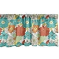thumbnail image 1 of Ambesonne Floral Window Valance, Doodle Style Whimsical Pattern of Flowers Rich in Color Freshness of Spring Theme, Curtain Valance for Kitchen Bedroom Decor with Rod Pocket, 54" X 12", Multicolor, 1 of 3