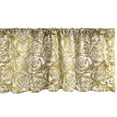 thumbnail image 1 of Ambesonne Floral Window Valance, Dreamy Roses Pattern Modern, 54" X 18", Earth Yellow Coffee, 1 of 3