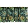thumbnail image 1 of Ambesonne Floral Window Valance, Fantasy Colorful Flowers, 54" X 18", Multicolor, 1 of 3