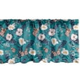 thumbnail image 1 of Ambesonne Floral Window Valance, Floral and Butterflies Art, 42" x 12", Multicolor, 1 of 3