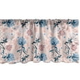 thumbnail image 1 of Ambesonne Floral Window Valance, Flowers on a Blush Backdrop, 54" X 12", Blush Blue Grey, 1 of 3