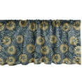 thumbnail image 1 of Ambesonne Floral Window Valance, Fresh Green Foliage Leaves, 54" X 18", Multicolor, 1 of 3