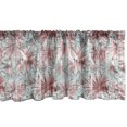 thumbnail image 1 of Ambesonne Floral Window Valance, Grunge Pastel Flowers Print, 54" X 12", Pale Seafoam Rose, 1 of 3