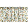 thumbnail image 1 of Ambesonne Floral Window Valance, Hand Drawn Doodle Daisies, 54" X 12", Peach Seafoam, 1 of 3