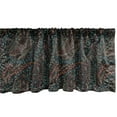 thumbnail image 1 of Ambesonne Floral Window Valance, Herbs Blooming Stems, 54" X 18", Multicolor, 1 of 5