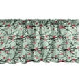 thumbnail image 1 of Ambesonne Floral Window Valance, Japanese Sakura Branches, 54" X 18", Mint Green Pink, 1 of 3