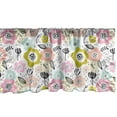 thumbnail image 1 of Ambesonne Floral Window Valance, Leafy Design Brush Dashes, 54" X 18", Multicolor, 1 of 3